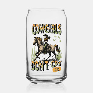 Cowgirl Coffee Glass Can