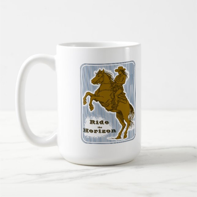 cowgirl coffee mug (Left)