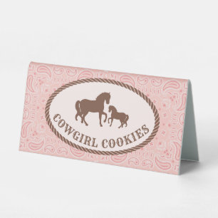 Cowgirl Cookies   Horse Oval Sticker