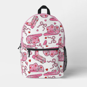 Cowgirl Coquette Pink Printed Backpack