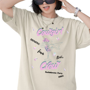 Cowgirl Crew Bachelorette Party Crew T-Shirt