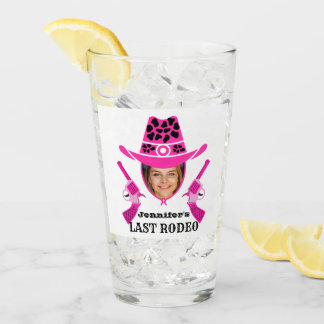 Cowgirl Custom Photo   Glass