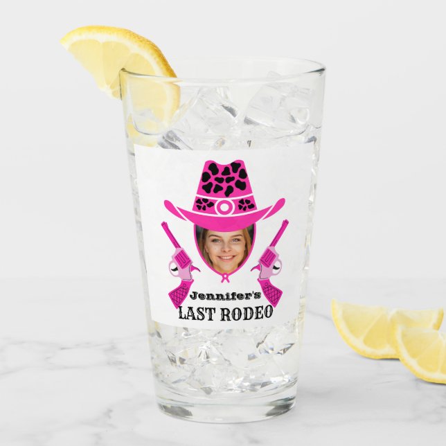 Cowgirl Custom Photo   Glass (Front Ice)