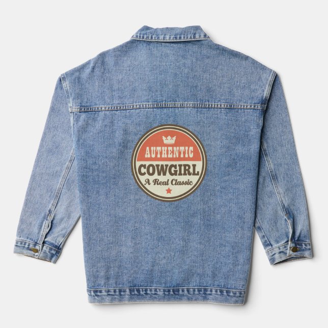 Cowgirl Denim Jacket (Back)