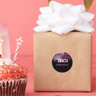 Cowgirl Disco Bachelorette Lets Go Last Ride Rodeo Classic Round Sticker