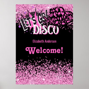 Cowgirl Disco Bachelorette Lets Go Last Ride Rodeo Poster