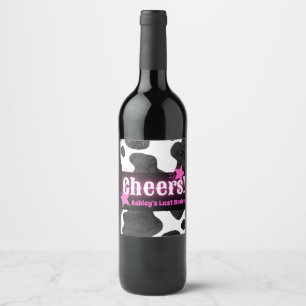 Cowgirl Disco Cheers  Wine Label