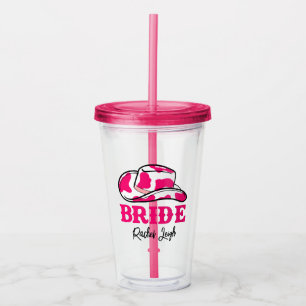 Cowgirl Disco Last Rodeo Bachelorette Acrylic Tumb Acrylic Tumbler