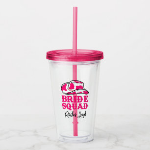 Cowgirl Disco Last Rodeo Bachelorette Acrylic Tumbler