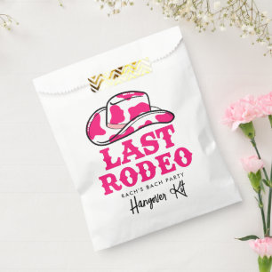 Cowgirl Disco Last Rodeo Bachelorette Hangover Kit Favour Bags
