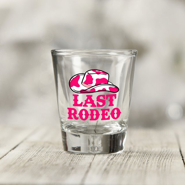 Cowgirl Disco Last Rodeo Bachelorette Shot Glass (Creator Uploaded)