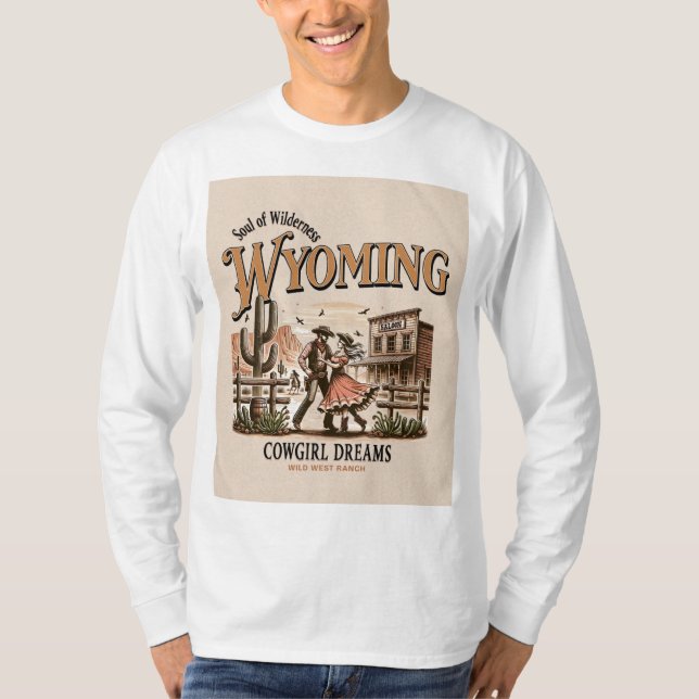 Cowgirl Dreams tshirt design  (Front)