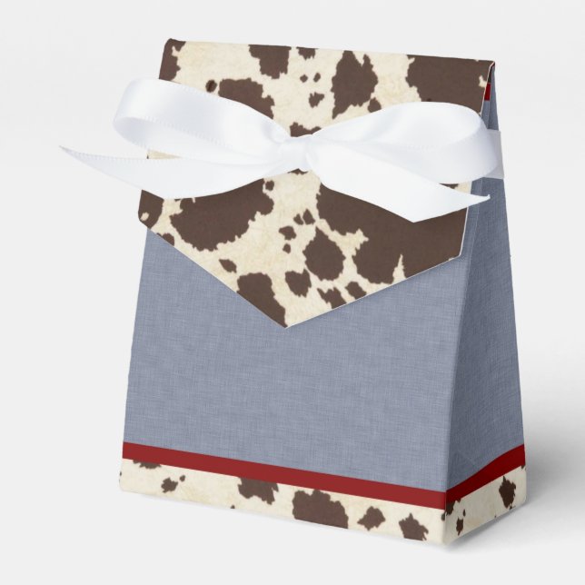 Cowgirl Favour Box (Front Side)
