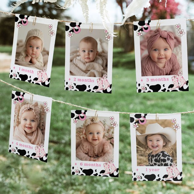 Cowgirl First Rodeo Photo monthly banner card (Creator Uploaded)
