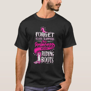 Cowgirl Funny Cowgirl Riding Boots Cowgirls T-Shirt