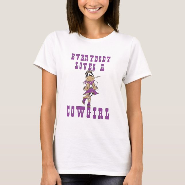 CowGirl Gifts T-Shirt (Front)