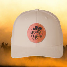 Cowgirl Hat Let's Go Girls Cowboy Typography