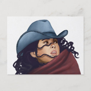 Cowgirl Holiday Postcard