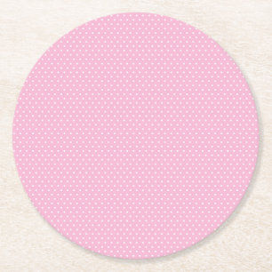 Cowgirl Horse Kid Girl's Birthday Party Theme Round Paper Coaster