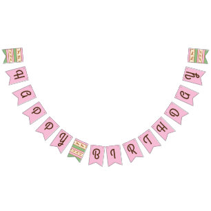 Cowgirl Horse Pony Cute 1st Birthday Party Theme Bunting