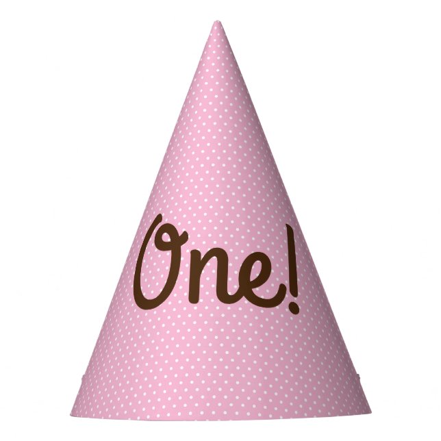 Cowgirl Horse Pony Cute 1st Birthday Party Theme Hat (Front)