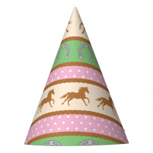Cowgirl Horse Pony Cute 1st Birthday Party Theme Party Hat
