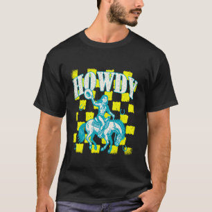 Cowgirl Howdy Rodeo Graphic Tee Yeehaw Southern We