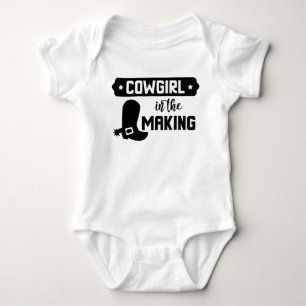 Cowgirl In The Making Baby Bodysuit