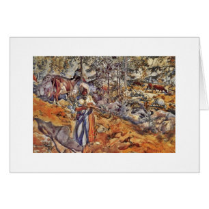 Cowgirl in the Meadow