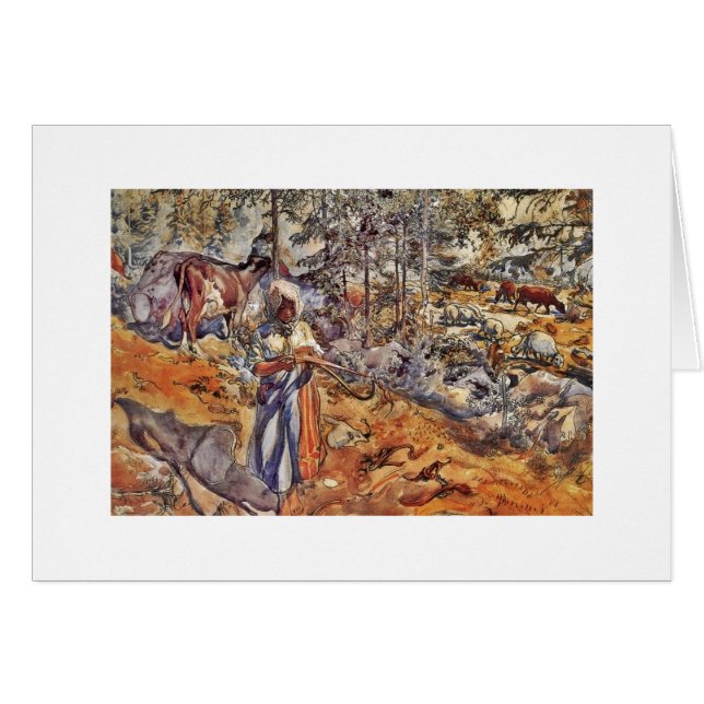 Cowgirl in the Meadow (Front Horizontal)