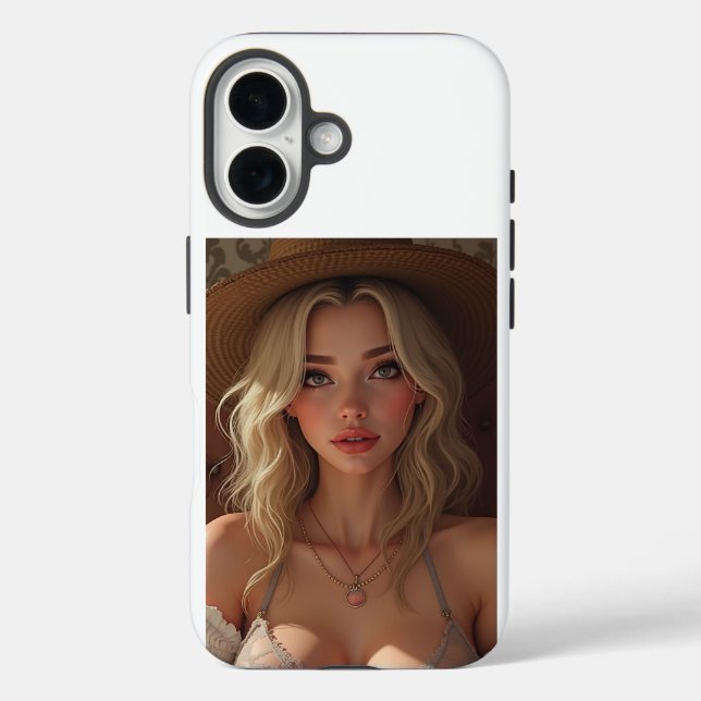 Cowgirl iPhone 16 Case (Back)