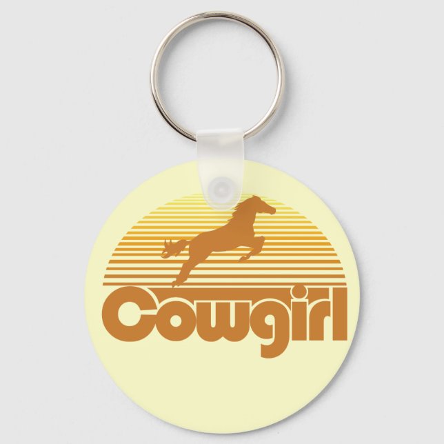 cowgirl key ring (Front)