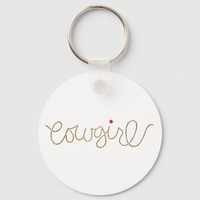 cowgirl key ring (Front)
