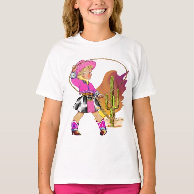 Cowgirl Kid T-Shirt (Front)