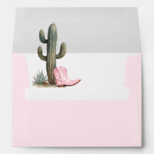 Cowgirl Last Rodeo Bachelorette Envelope