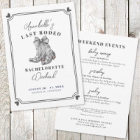 Cowgirl Last Rodeo Bachelorette Party