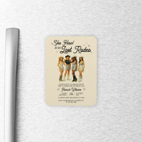 Cowgirl Last Rodeo Bachelorette Party Magnet