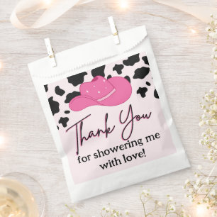 Cowgirl Last Rodeo Custom Thank You Favor Bag