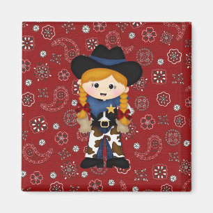 Cowgirl Magnet