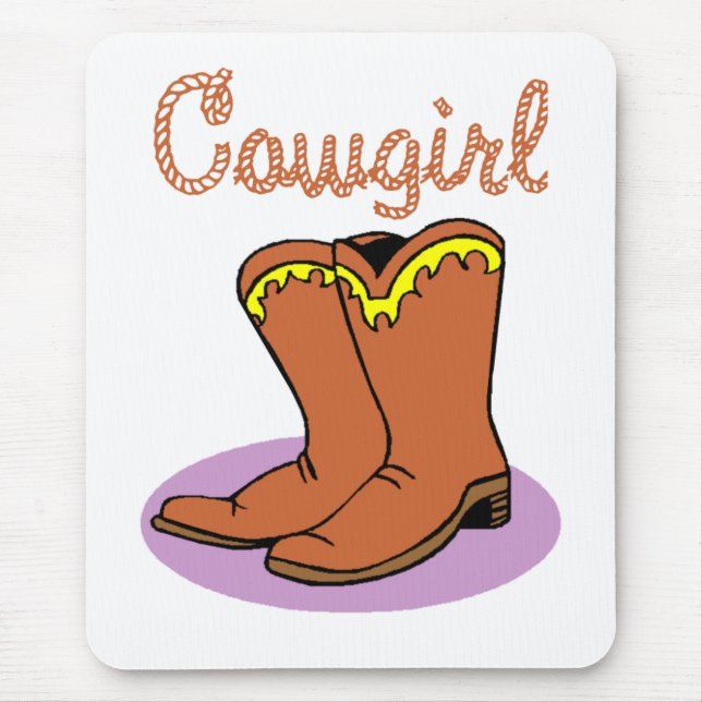 Cowgirl Mouse Pad (Front)