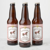 Cowgirl Party | Rodeo Root Beer Bottle Label