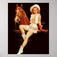 Cowgirl Pin-Up                                    