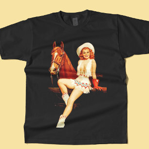 Cowgirl Pin-Up T-Shirt