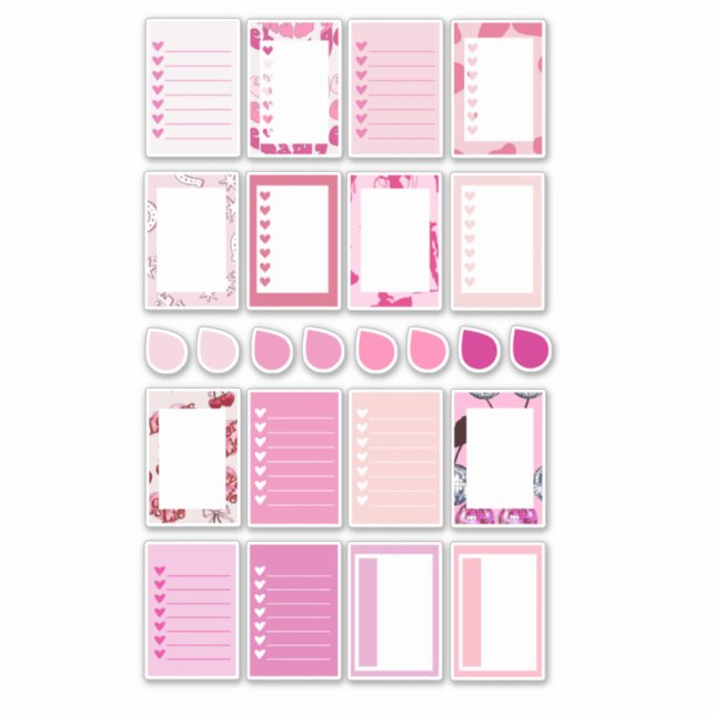  COWGIRL PLANNER STICKERS (Front)