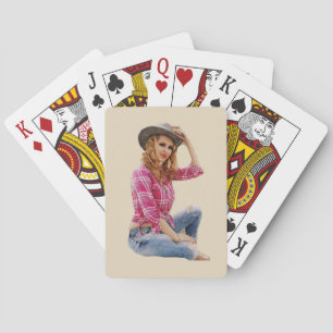 Cowgirl Playing Cards