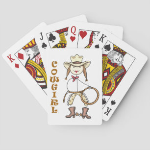 Cowgirl Playing Cards