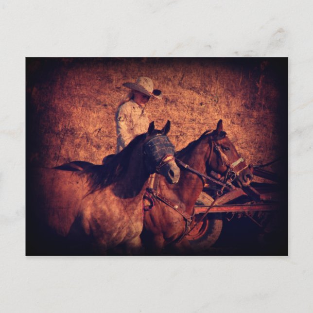 Cowgirl Postcard (Front)