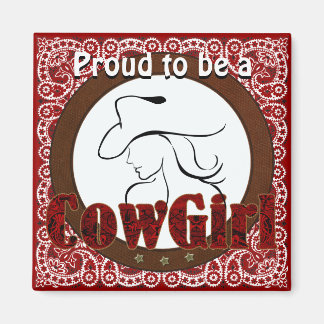Cowgirl Pride magnet