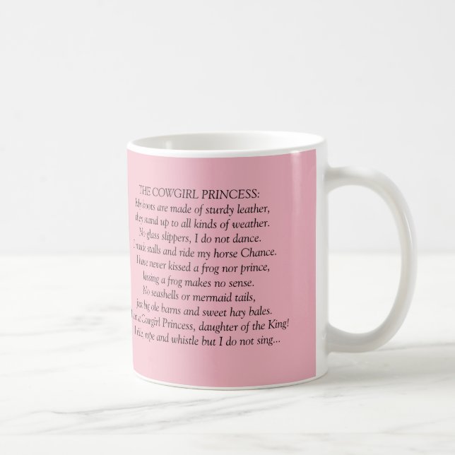 Cowgirl Princess Coffee Mug (Right)