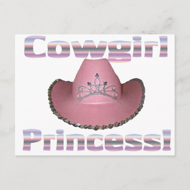 Cowgirl princess postcard (Front)
